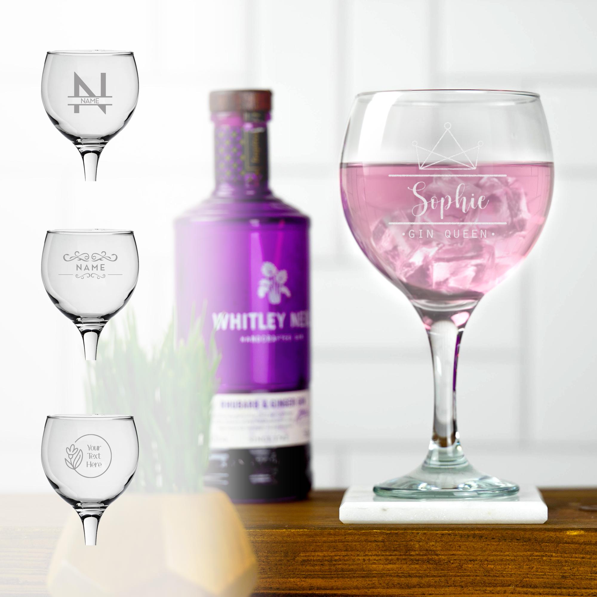 Tazza In Vetro Personalizzata Con Iniziale J | Bicchiere Con Coperchio In Bambù E Cannuccia | Regalo Compleanno Per Donna, Mamma - 3