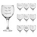 Personalised Gin Glass Laser Engraved Your Own Message Bespoke Designs High Quality Personalized Glass Any Message Any Name, Gin, Birthday 