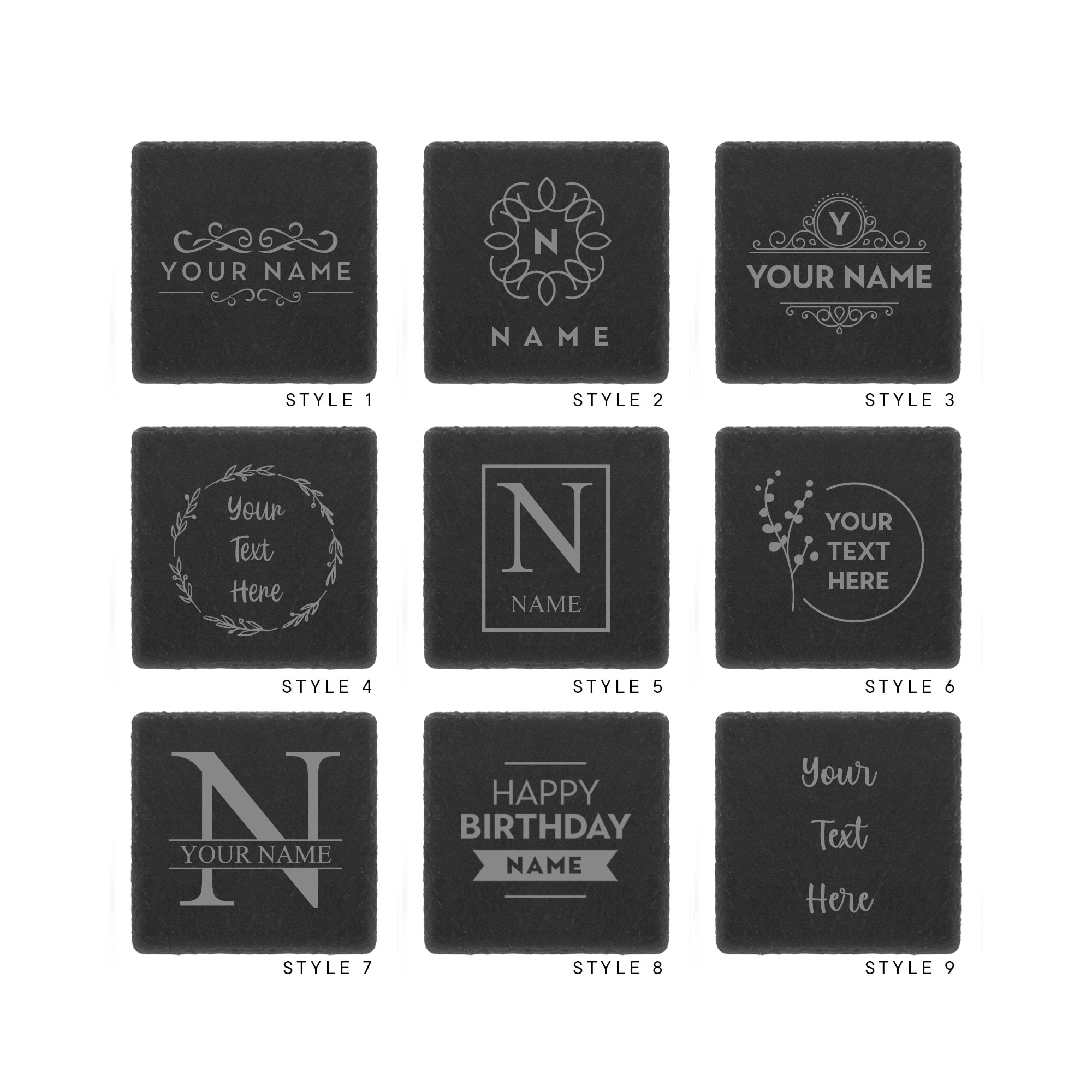Personalisiertes Glas, mehrere Designs und Glasarten – Weinglas, Pint und Bierglas, Whisky, Champagner, Gin, Latte – gravierte personalisierte Geschenke