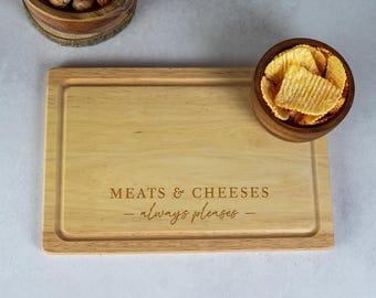 Gepersonaliseerde vleeswaren en kazen is altijd leuk vleeswaren Snijplank Kieskeurig Viraal cadeau-idee