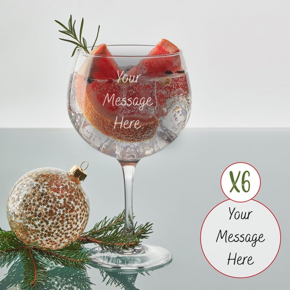 Christmas gin glass discount