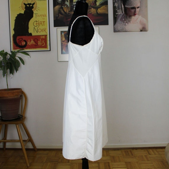 Van Raalte Vintage White Slip, Cute Slip Dress, T… - image 5