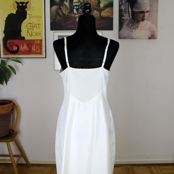 Van Raalte Vintage White Slip, Cute Slip Dress, T… - image 4
