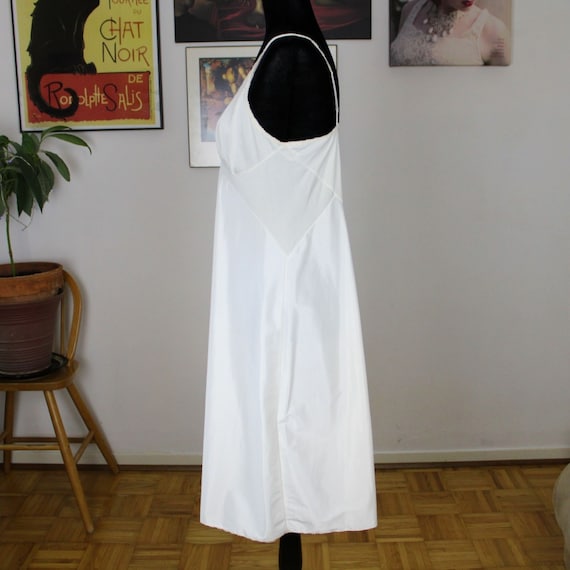 Van Raalte Vintage White Slip, Cute Slip Dress, T… - image 3