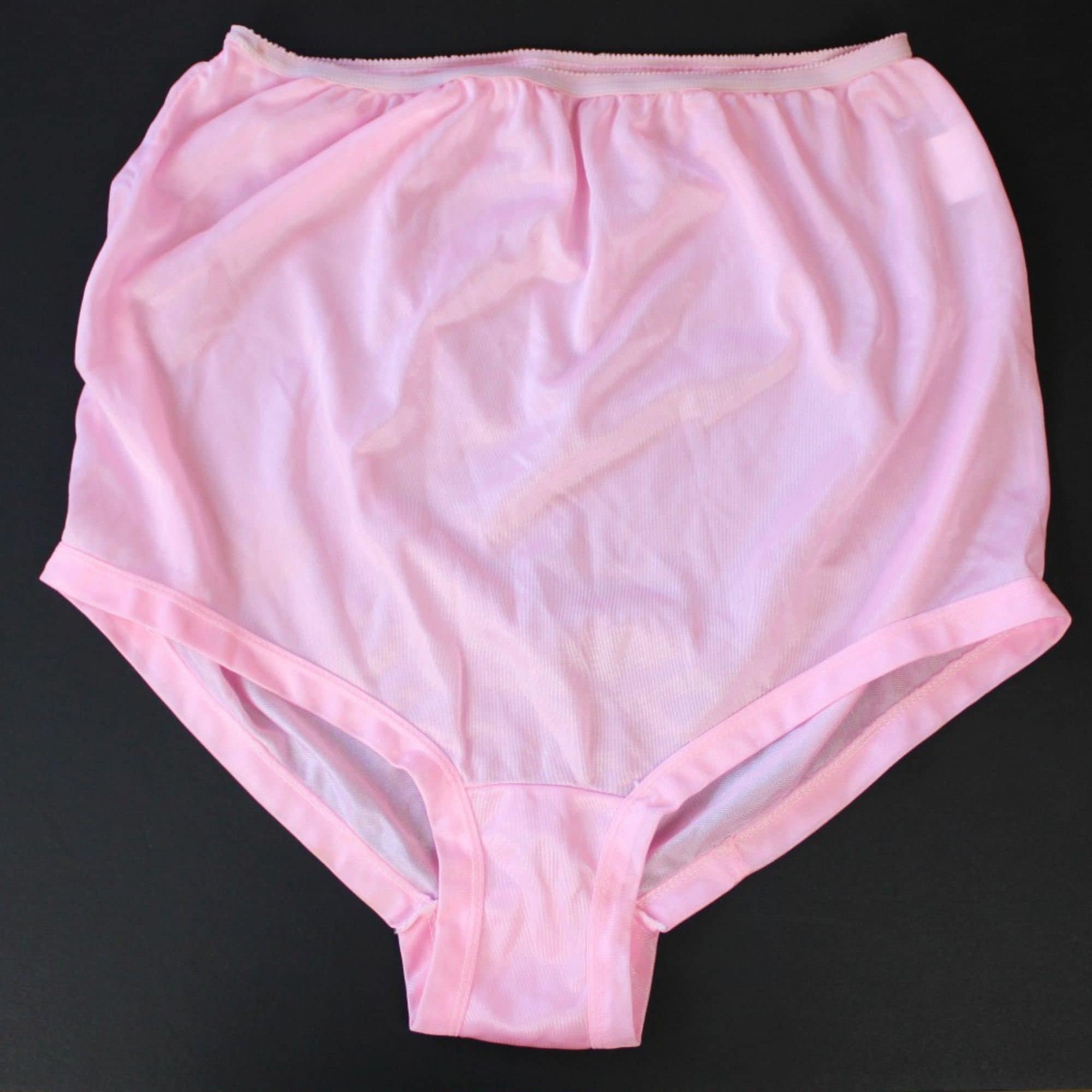 Vintage Lou Batten Light Pink Panties, One Size Fits All, Large Women's