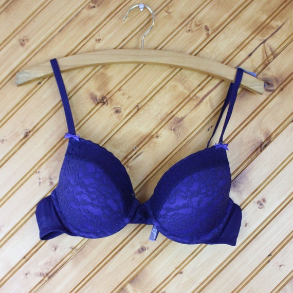 Aerie Bra 34B Navy Blue Underwire Lightly Padded Bra New With Tags