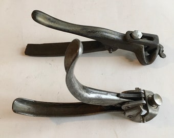 Antique 1800s Skidder Heart Tongs Huge 29 Hand Forged Etsy