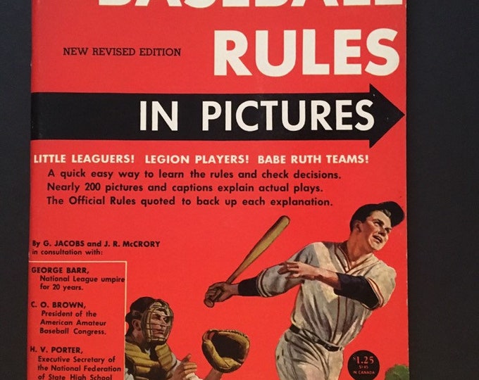 Baseball Rules in Pictures Etsy
