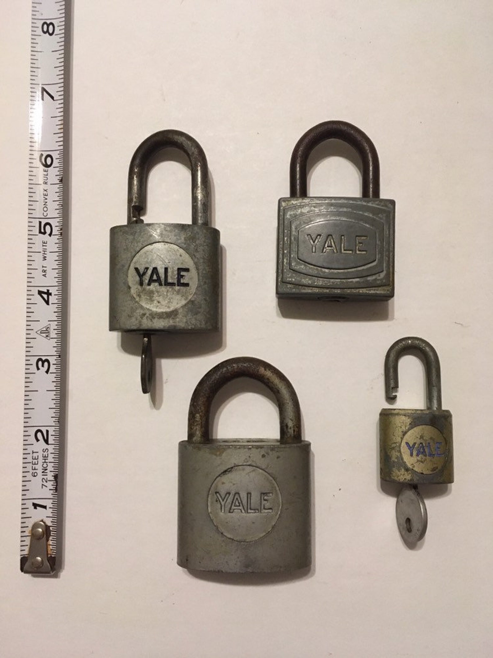 Vintage YALE Padlocks Etsy