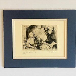 Antique German Etching