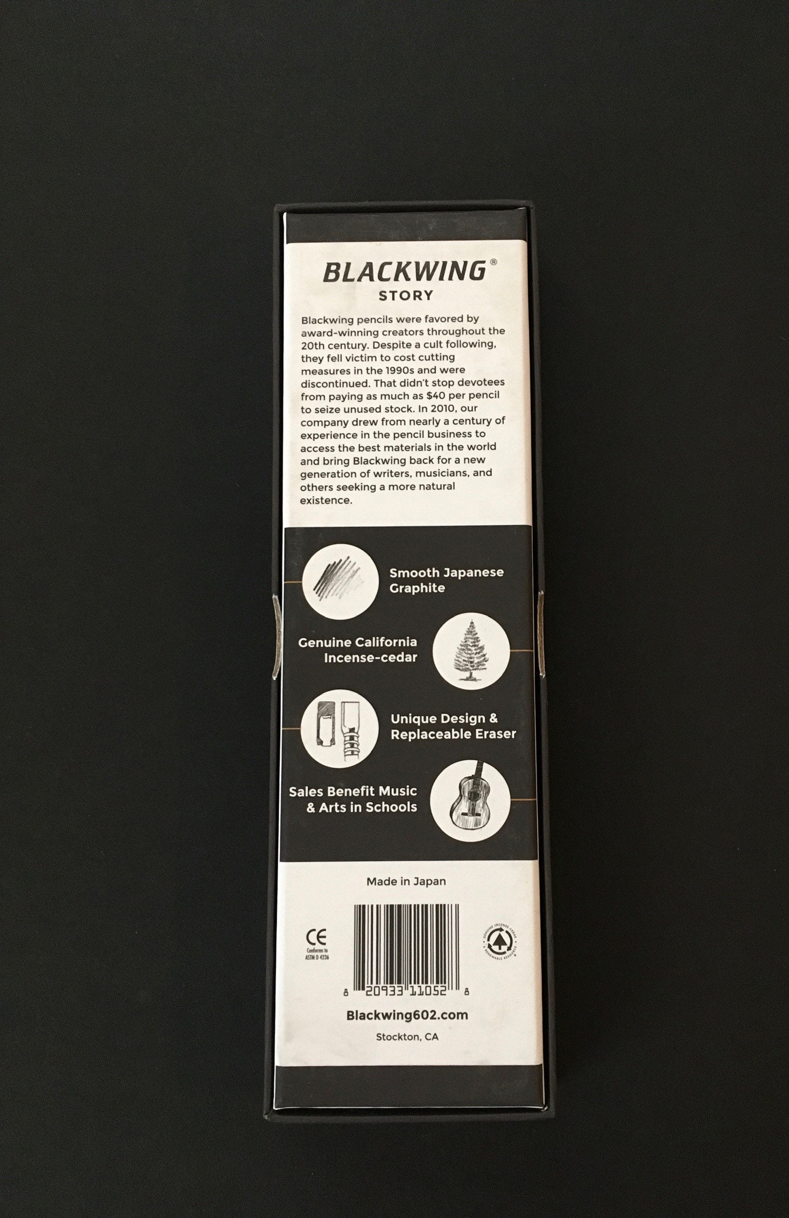 Blackwing Sampler Pack 2022 Volumes. 4 Pencils 200, 55, 7 and 192 