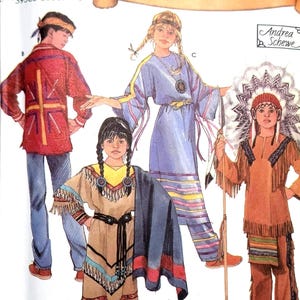 Simplicity 5448 Historic 1990s vintage sewing pattern childrens costume outfit Size A UNCUT FACTORY FOLDED