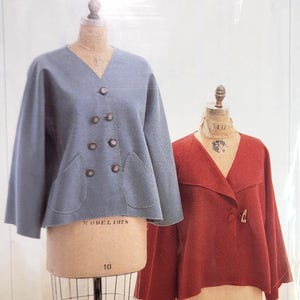Swing jacket sewing pattern – Indygo Junction IJ700 Simple Swing Jacket, sizes S–XL UNCUT