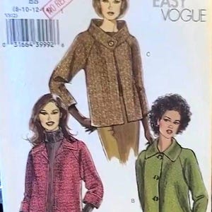 Schnittmuster - Vogue V8123, simple style UNCUT