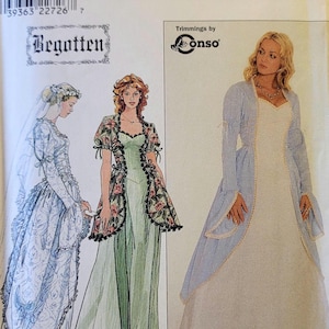 Vintage Simplicity 8623 sewing pattern – Renaissance fantasy gown, Sizes 18-20-22 UNCUT