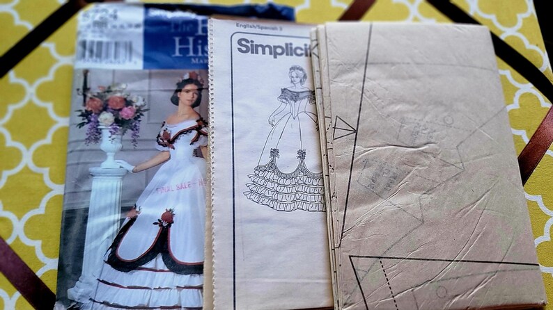 Vintage Simplicity 5724 the Fashion Historian .civil War/ Ball Gown ...