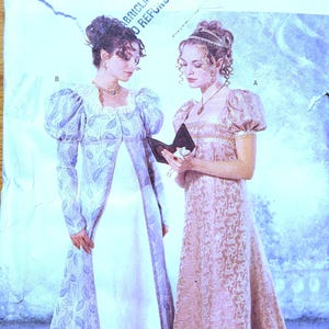 Butterick  6630  misses Regency Empire . Jane Austen dress ball gown sewing patterns  Costumes /prom  dress  Historic. UNCUT size 12 -14-16