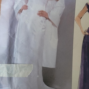 Vogue 2134 Bridal Evening Gown Pattern | Off-Shoulder Floor Length Dress with Train | Sizes 12–14–16 UNCUT