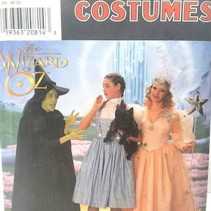 Simplicity 7808 Wizard of Oz costume sewing pattern Dorothy 1990s vintage Halloween Size 18 20 22 UNCUT FACTORY FOLDED