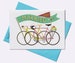 Just Married card wedding card bike wedding card 