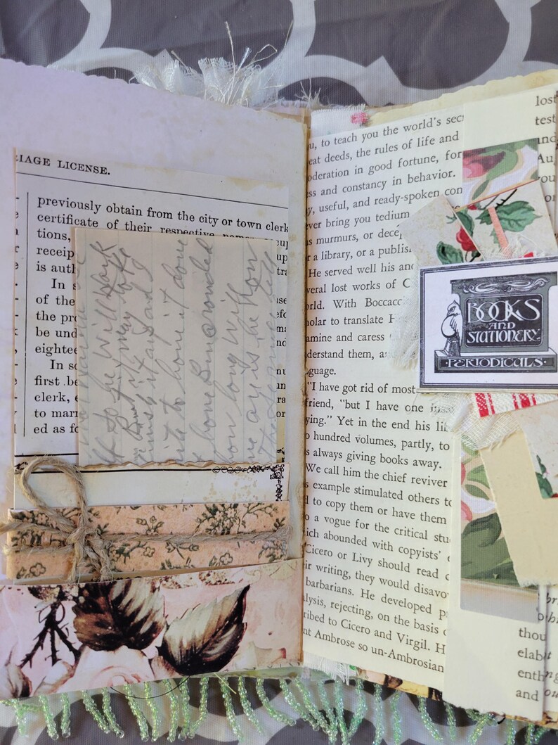 Eclectic Junk Journal, Memory Book, Diary, Etsy