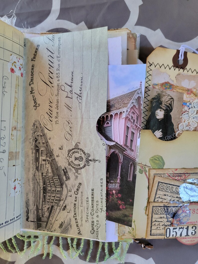 Eclectic Junk Journal, Memory Book, Diary, Etsy