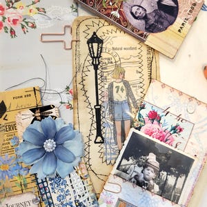 Vintage Handmade Ephemera, Junk Journal, Scrapbook