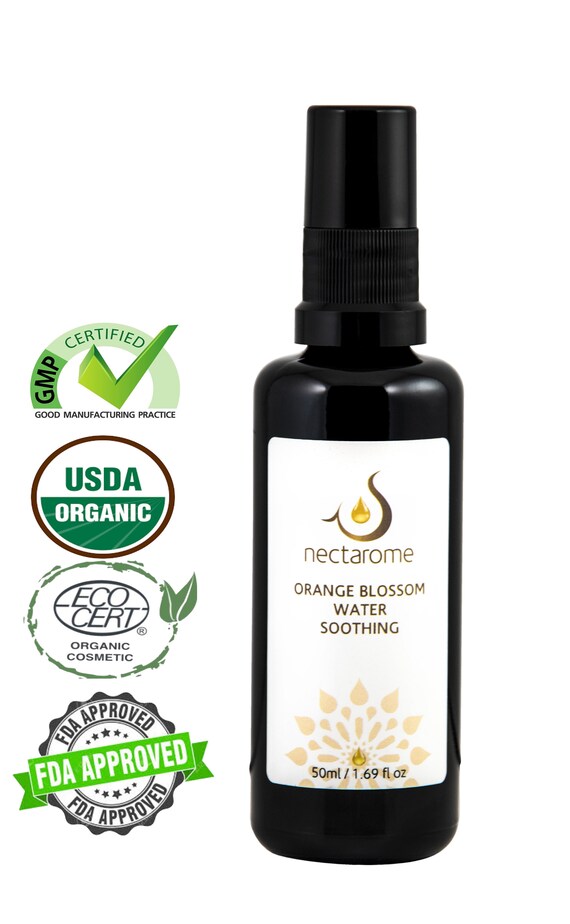 orange blossom water face toner