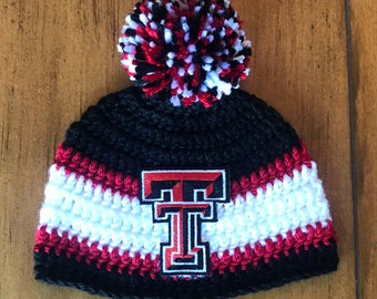 Texas Tech Beanie - Etsy