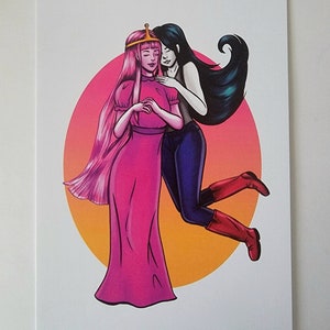 Princesse Bubblegum et Marceline Mini impression