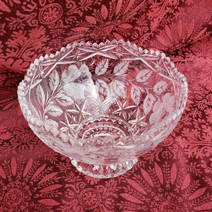 Crystal Bowl by Lausitzer Glas, made in German Democratic Republic