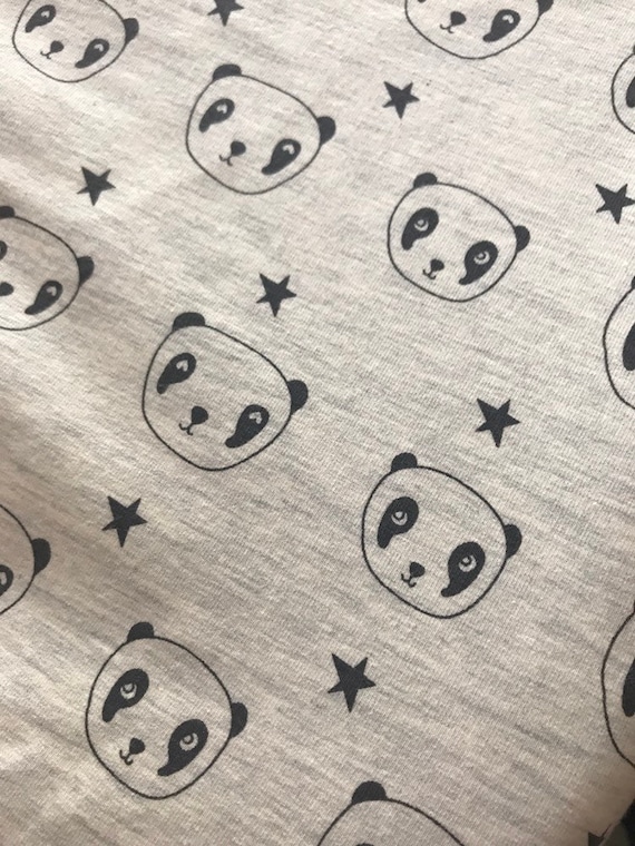 panda jersey fabric