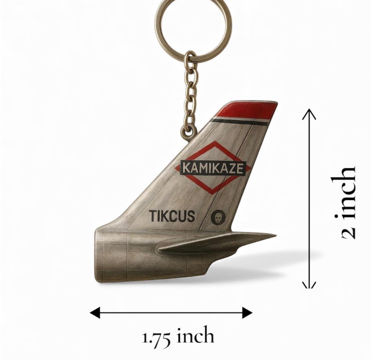 Fighter Jet Keychain, Military Aircraft Metal Key Ring, Air Force Jet ...