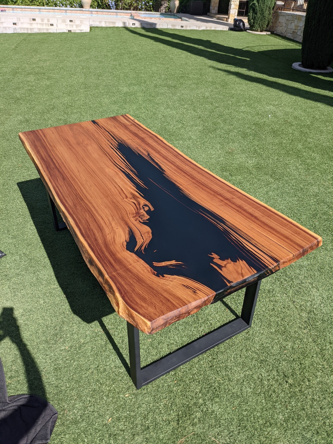 Epoxy Resin Wood Kitchen Table - Etsy