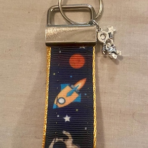 Space themed key fob