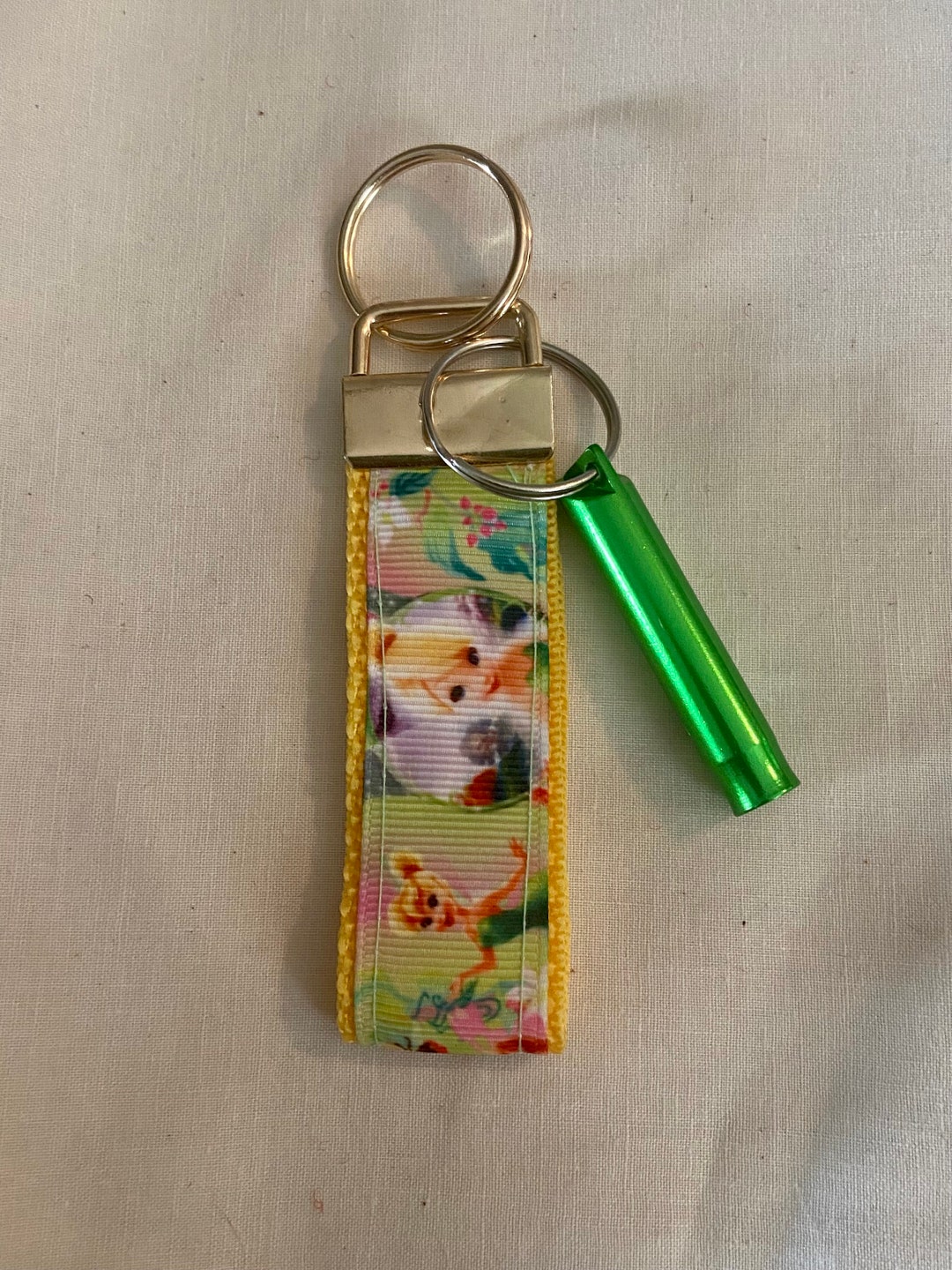 Disneys Tinkerbelle Key Fob Etsy