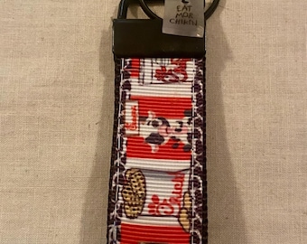 Chic-Fil-A printed key fob