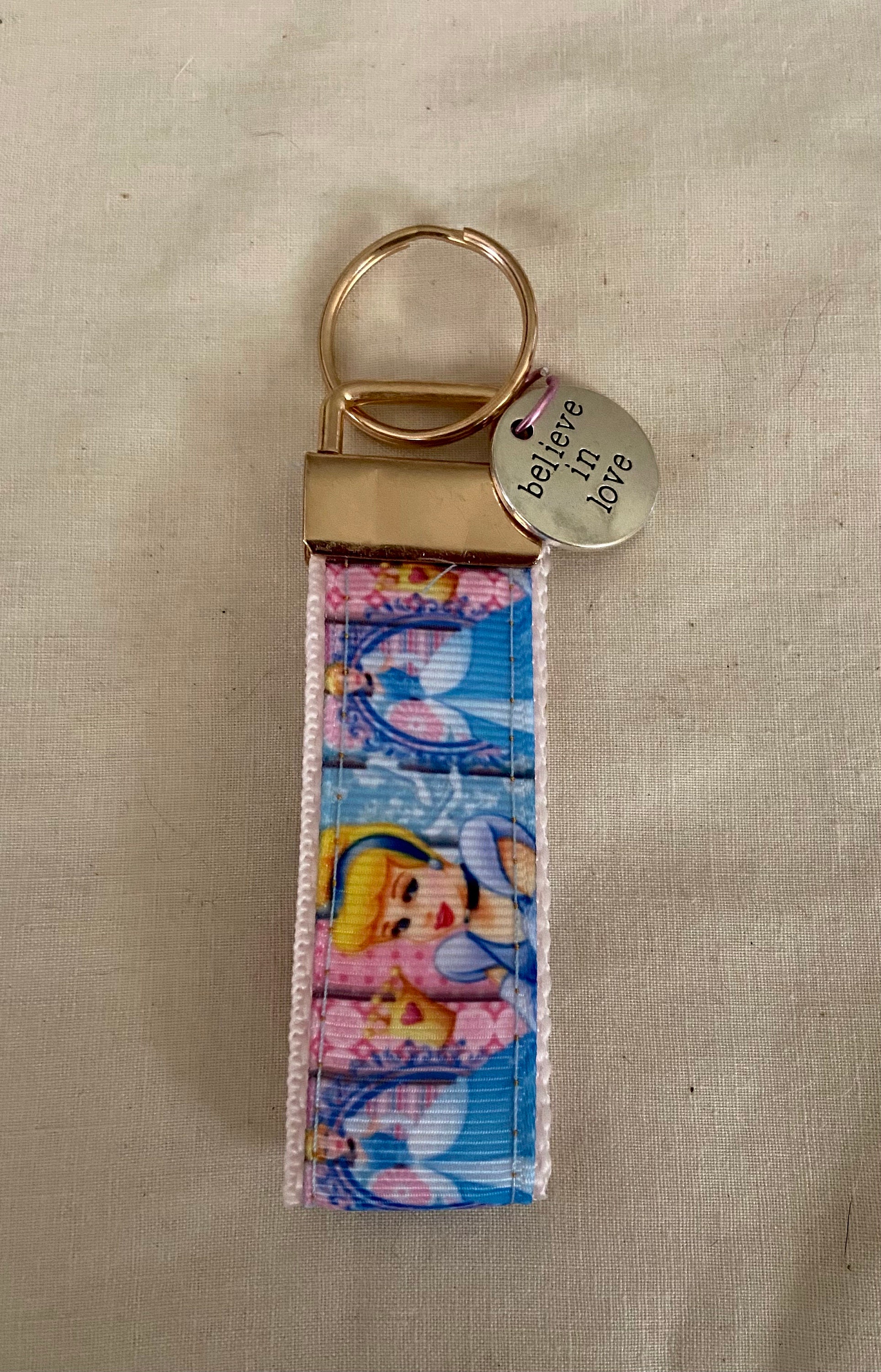 Disneys Cinderella Key Fob Etsy