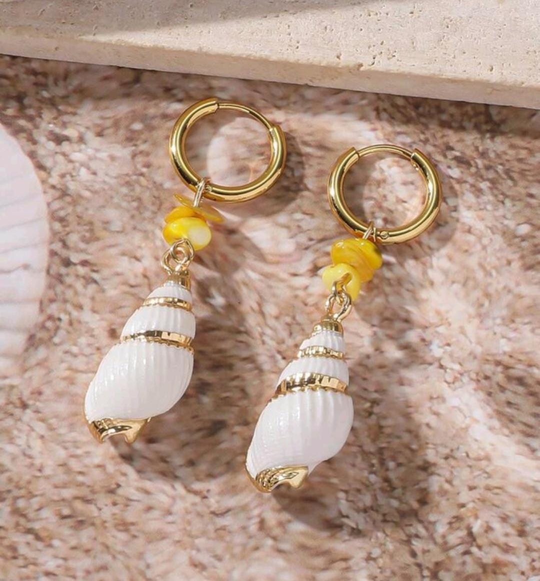 Boucle D'oreille Clip Coquillage Goossens Vintage - Argenté - Bijou Couture