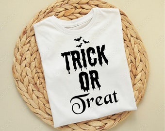 Trick or treat svg | Spooky svg | Trick or treat png | halloween svg | files for cricut | halloween shirt