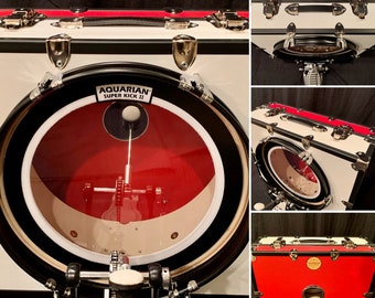 16" Custom Factory Made Suitcase Kick Drum