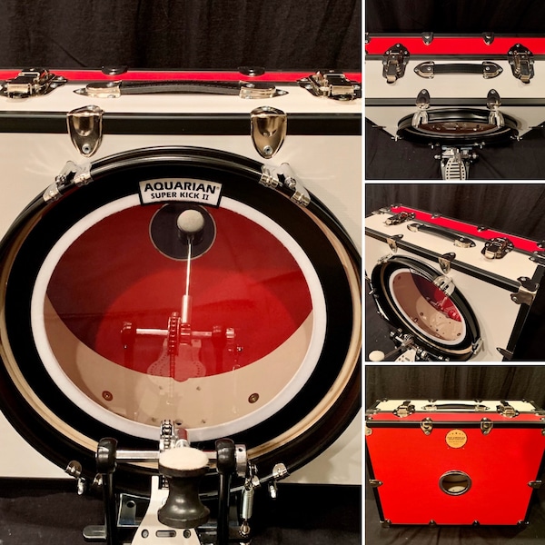 16" Custom Factory Made Suitcase Kick Drum