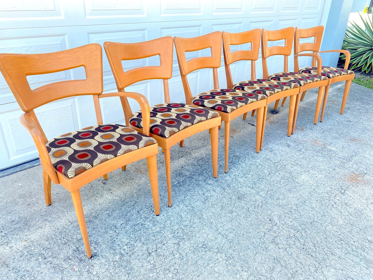 VENDIDO Sillas de comedor modernas de mediados de siglo de | Etsy