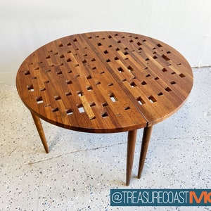 Mid Century Modern End Tables Pair or Coffee Table / Walnut Custom Design / MCM Boho Modern