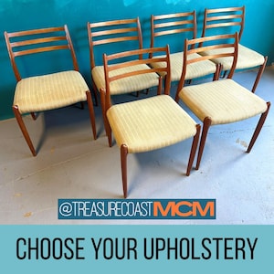 Niels Moller Model 78 Danish Teak Dining Chairs / Set of 6 / Mid Century, Danish Modern, Boho, Modern Style MCM / Shipping Not Included
