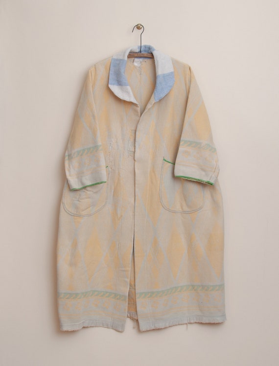 1930's Handmade Beacon Blanket Robe