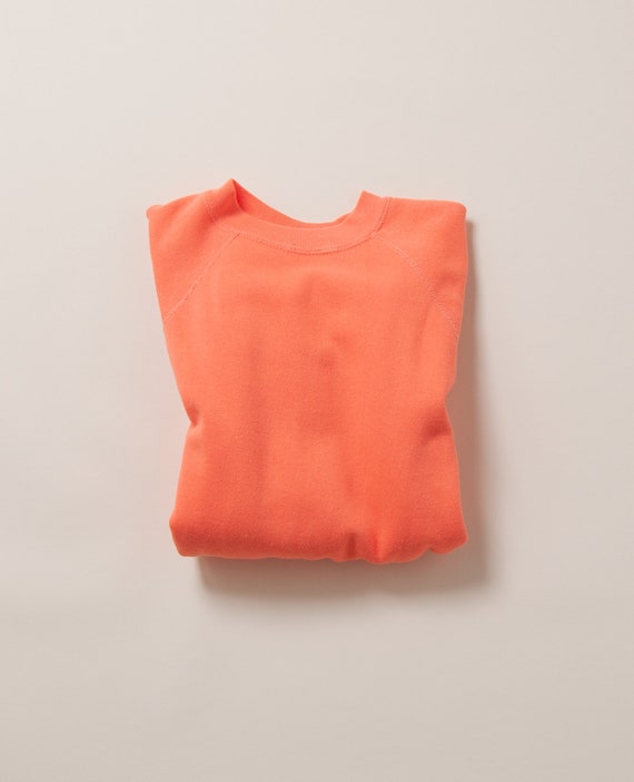 1980's Medium Salmon Raglan Crewneck Sweatshirt