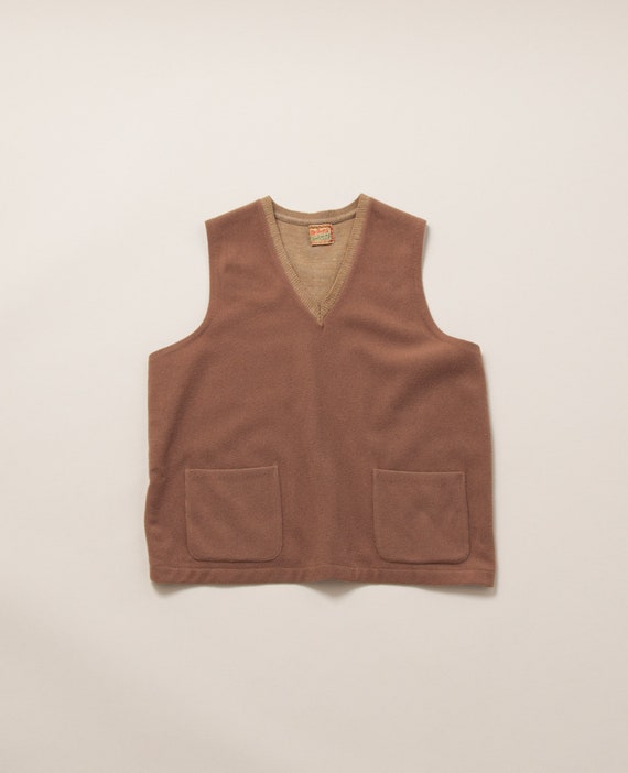 1940's Medium Two Pocket Wool Vest by McGregor