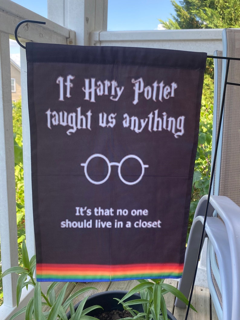 Harry Potter LGBTQ garden flag Etsy