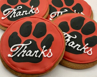Veterinarian Thank You- Set of 6 Crunchy Shortbread Cookies Individually Wrapped by BakersDozenToGo